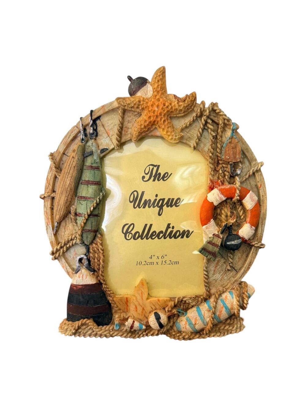 Nautical Themed 4x6 Inch Decorative Photo Frame